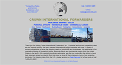 Desktop Screenshot of crown-intl.com